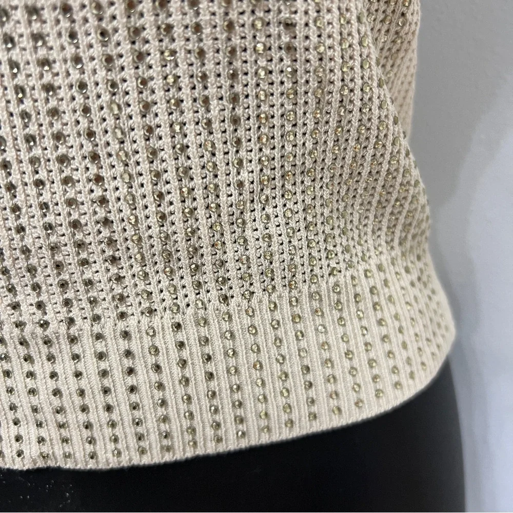 Lizette Collection Rhinestone Knit Top - Picture 9 of 10